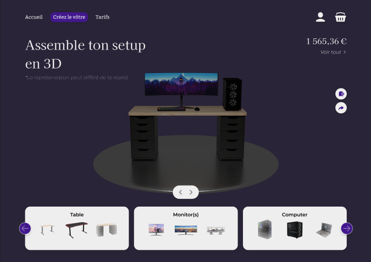 Configurateur 3D - Setup